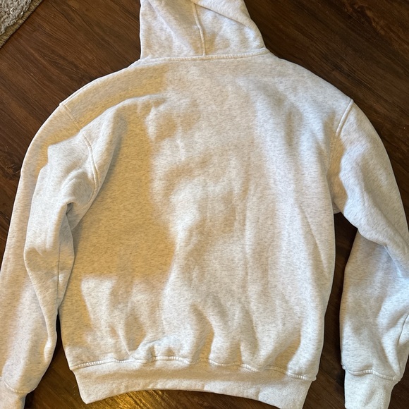 like-new white fox marle grey hoodie - Picture 4 of 4